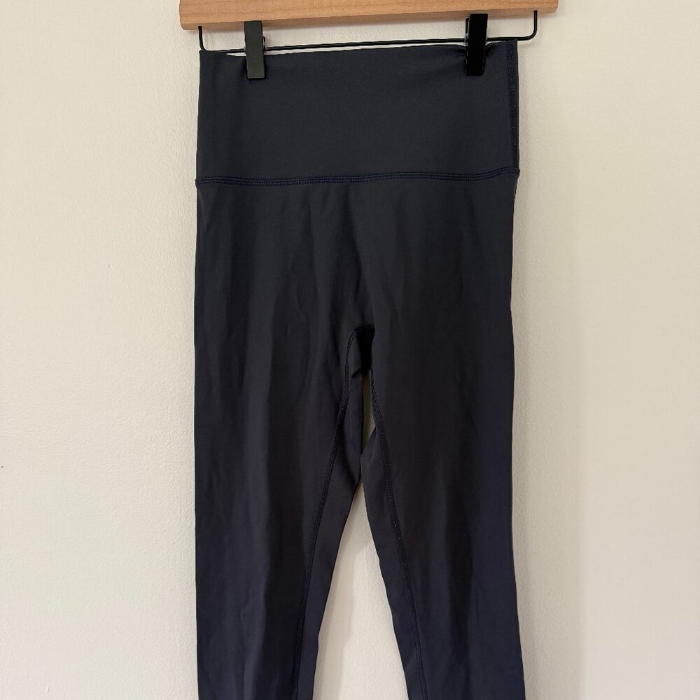 OFFLINE by Aerie 7/8 Leggings High Rise Size Medium Gray Blue Stretch Athletic Y